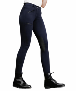Fouganza Women's Horse Riding Patch Jodhpurs 140 - Navy - L