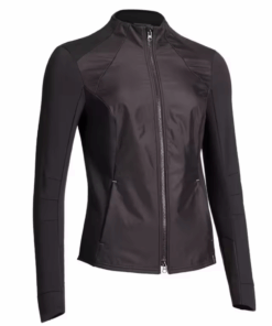 Fouganza Women's Horse Riding Zipped Sweatshirt 500 - Black - XS