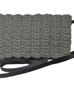 Franschhoek Hand Crocheted Lined Bag - Grey
