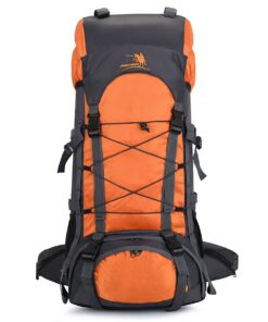 Free Knight 60L Hardback Camping Backpack with Rain Cover FK008 - Orange