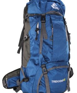 Free Knight 60L Water Resistant All-Purpose Camping Backpack with Rain Cover - Blue