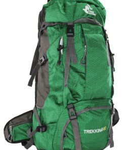 Free Knight 60L Water Resistant All-Purpose Camping Backpack with Rain Cover - Green