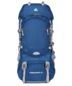 Free Knight 60L Waterproof Expansion Camping Climbing & Rain Cover FK0392 - Blue