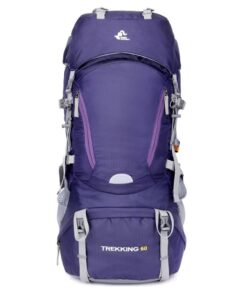Free Knight 60L Waterproof Expansion Camping Climbing & Rain Cover FK0392 - Purple