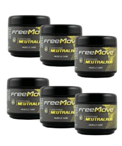 FreeMove Neutralrub Muscle Repair And Massage Cream 6 x 50g jar