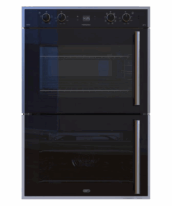 Defy 70CM Black Mirror Double Oven Gemini Gourmet DBO767