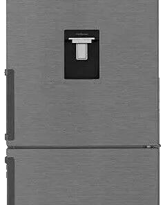 Defy 450L 70cm Frost Free Fridge Freezer with WD - DAC705 - Satin Metallic