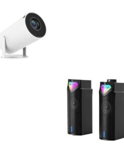 Freestyle Smart Projector & Multicolour LED BT Speaker