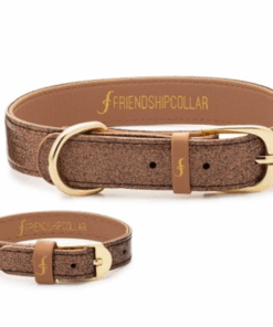 Friendship Collar Sparkling Pup Glitter - Bronze - XL