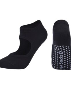 FRIYAY Non-Slip Yoga Socks for Women & Girls | Pilates | Ballet | Hospital - Midnight Black