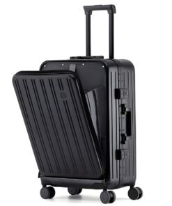 Front Opening TSA Lock Silent Double Caster Ultra Lightweight Trip Suitcase