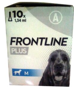 Frontline Plus Dog Medium 10x1'S (10-20kg Blue)