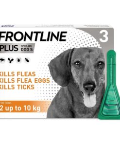 Frontline Plus Fleas, Ticks & Lice Treatment for Dog (Size: S)