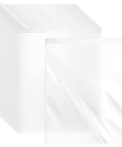 Frosted Ziplock Plastic Packaging Bags for Clothes 50 Piece - L