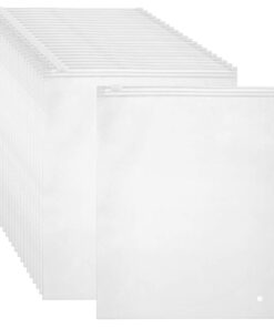 Frosted Zipper Poly Bags(pack of 30) - L