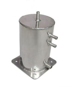 Fuel swirl pot, surge tank, 1.5L aluminium