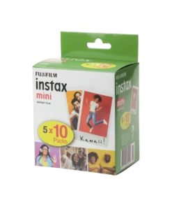 Fujifilm Instax Film Mini White Five Pack 50 Sheets