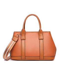 Full Grain Cow Leather - Classic Bag Set- 1001 - ORANGE