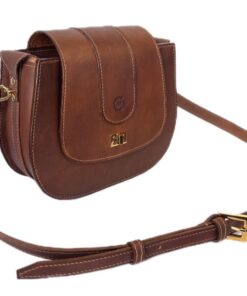 Fully Handstitched Leather Sling Bag For Women