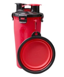 FurryFriends Pet Food and Water Container with Collapsible Bowl