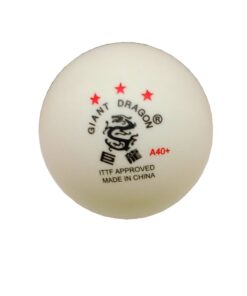 Fury Giant Dragon 3star Table Tennis Ball - pack of 6