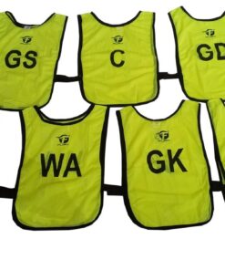 Fury Netball Bibs With Positions - Set Of 7 - Green