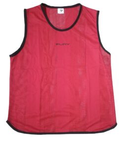 Fury Super Vest Bibs Set of 10 - Junior - Red