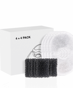 GagaFast 4+4 Pack Water Fountain Filter & Pump Filtration Bundle