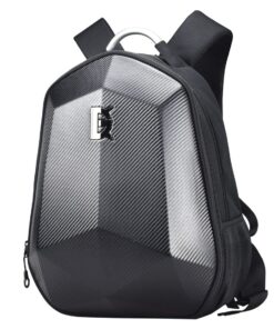 GagaFast - Motorcycle Helmet Laptop Hard Shell Expandable Waterproof Backpack