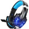 Gaming Headphones with Mic- G9000 Gaming Headset, Pro Headsets - LED Blue