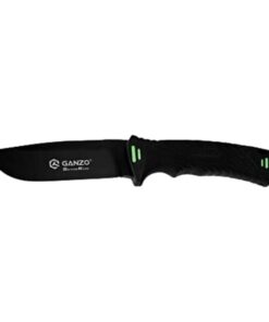 Ganzo g8012 440c Black fixed blade