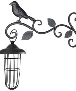Garden Decor Wall Mounted Birdy Hook With Hanging Dome Bird Feeder