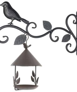 Garden Decor Wall Mounted Birdy Hook With Hanging Style Bird Feeder