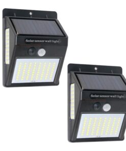 Garden Solar Led Light Outdoor Lamp Motion Sensor LED set of 2 (10 x 12cm)