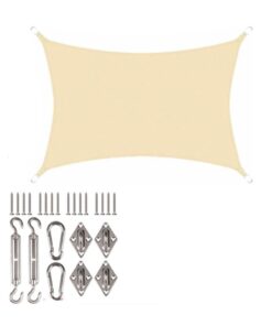 Garden Sunshade Net Square - Brown - 300 cm