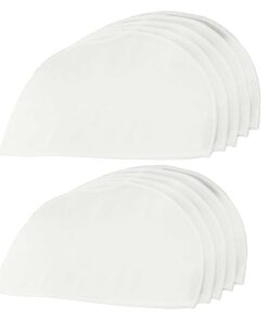 Garment Shoulder Cover Set of 10 - White