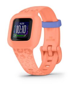 Garmin Vivofit Junior 3 Fitness Tracker - Peach Leopard