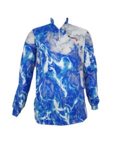 Gas Blue Outdoor Fishing Shirt - Blue - 3 XL