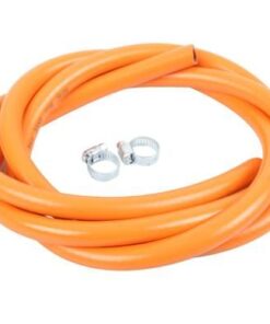 Gas Hose & Two Clamps - 2 Meters