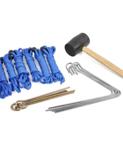 Gazebo / tent kit with Ropes, Mallet and Pegs