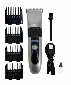 GB Rechargeable Pet Grooming Hair Clipper And Trimmer Q-T137 - Silver