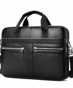 Gecko Trendy Laptop Bag with Luggage Strap - Black