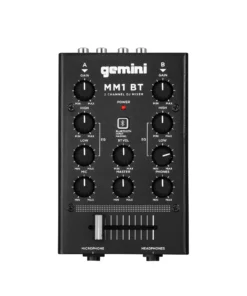 Gemini MM1BT 2-Channel BT DJ Mixer