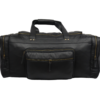 Genuine Buffalo Leather Duffel Bag Black