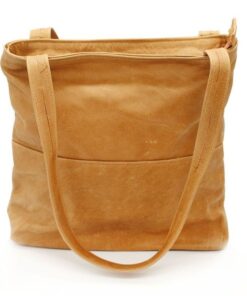 Genuine Leather Amanda Hand Bag Camel