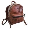 Genuine Leather Backpack Laptop Bag - 15 - 17" - Daisy - Pecan