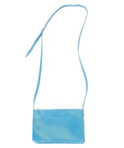 Genuine Leather Crossbody Bag - Brights Edition - XS - Baby Blue