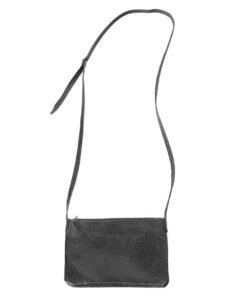 Genuine Leather Crossbody Bag - Brights Edition - XS - Midnight