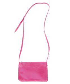 Genuine Leather Crossbody Bag - Brights Edition - XS - Pink