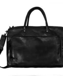 Genuine Leather Executive Laptop Bag - 11 - 14" - Midnight